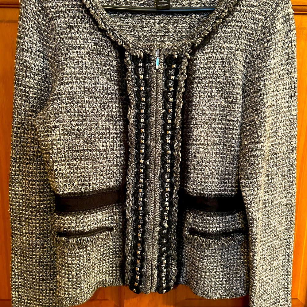 WHBM Tweed Slim Fit Jacket